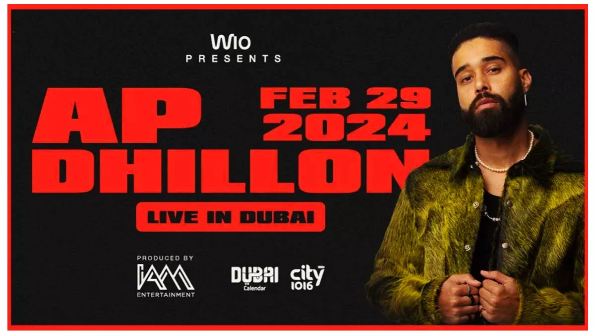 WIO Presents Ap Dhillon at Coca-Cola Arena, Dubai 