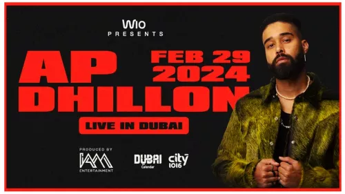 WIO Presents Ap Dhillon at Coca-Cola Arena, Dubai 