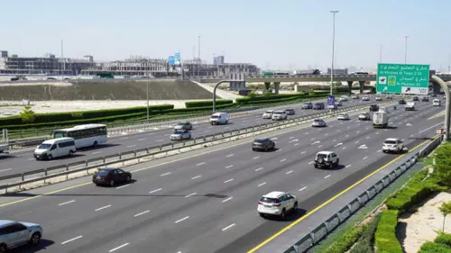 Dubai’s Al Khail Road has been widened at two locations; will ease traffic congestion by 25 per cent